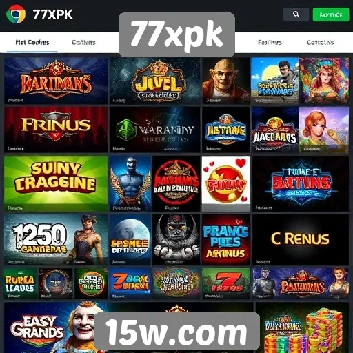 77xpk oferece diversidade em jogos online