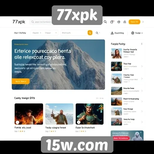 Experiência do usuário no site 77xpk em foco